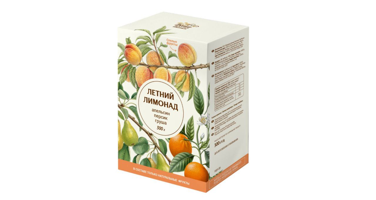 Peach and pear lemonade