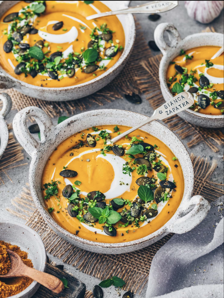 крем-суп из тыквы постное блюдо