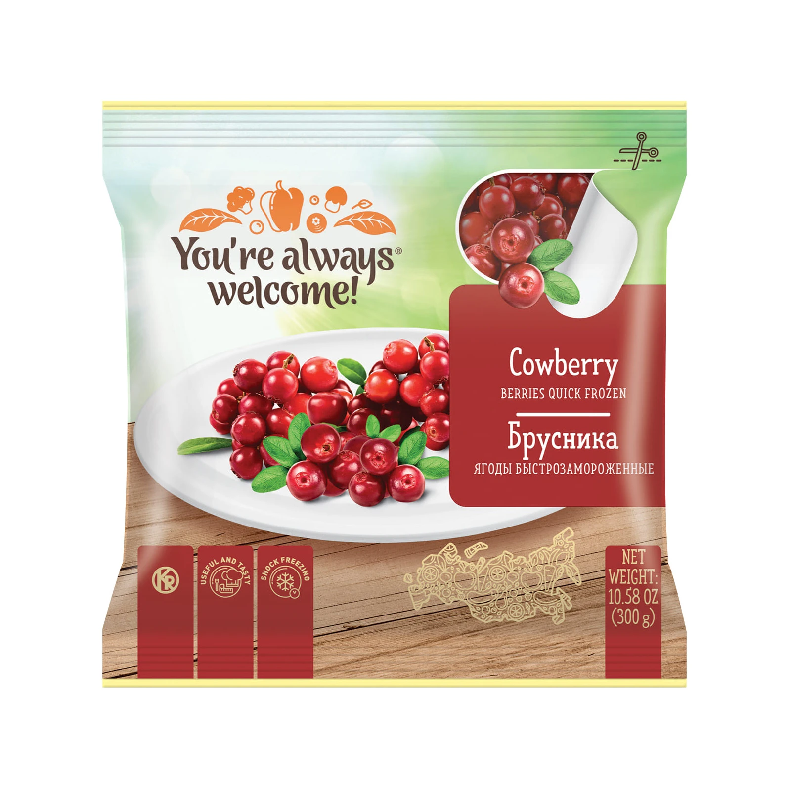 Замороженная брусника / Cowberry — купить оптом по выгодным ценам в ...
